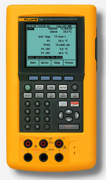 Fluke 744 - Регистрирующий калибратор технологического оборудования