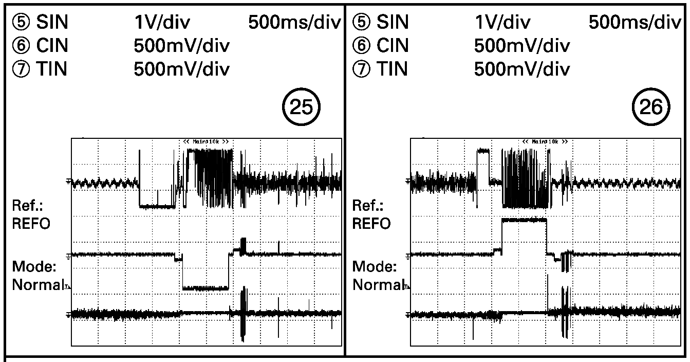 Временные диаграммы блока CD-привода магнитолы 