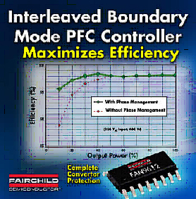 FAN9612: новый высокоэффективный последовательный PFC-контроллер от Fairchild Semicoductor.