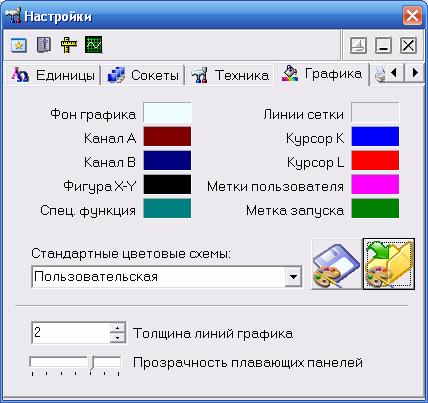 сохранение/загрузка цветовых схем в файлы цветовых схем