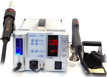  AOYUE 2702A+ Паяльная станция 4 в 1 для беcсвинцовой пайки