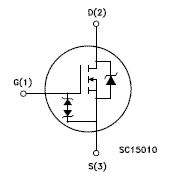 Внутренняя структура транзисторов STPxN62K3
