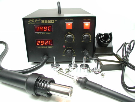  SP 852D+ Профессиональная аналоговая паяльная станция с цифровой индикацией температуры