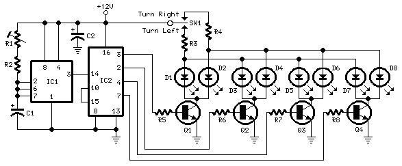 Sequential Turn Lights Driver