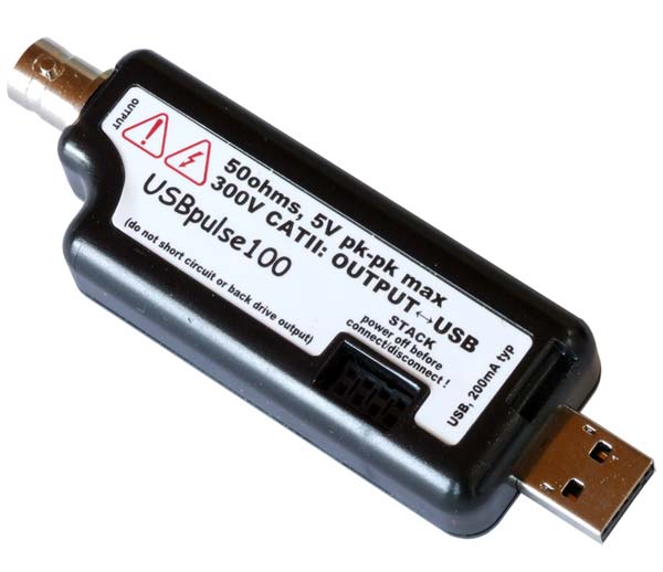 Генератор прямоугольных импульсов Elan Digital USBpulse100