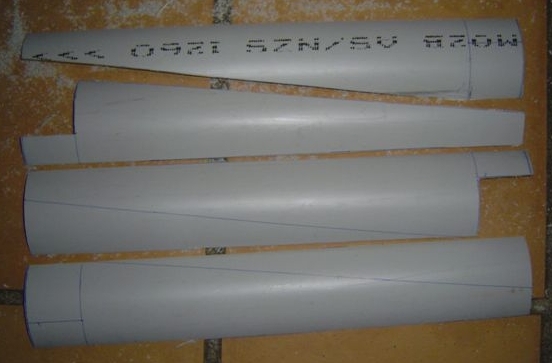 Quick PVC wind turbine / windmill blades_4