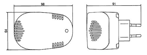 Габаритный чертеж SN1000S