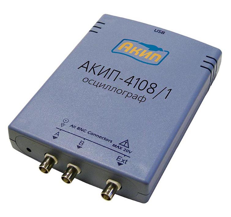 USB осциллограф АКИП-4108/1