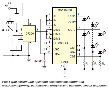 Импульсный регулятор освещенности на базе недорогого микроконтроллера