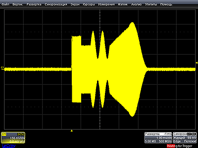Пример формирования аналогового сигнала и логической шины, соответствующей этому аналоговому сигналу
