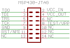Разъем JTAG-коннектора