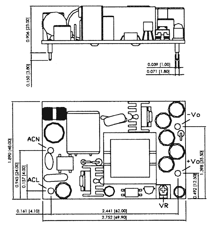 Габаритный чертеж KPS15