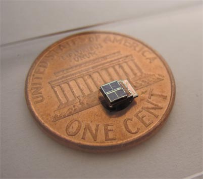 Millimeter-scale, energy-harvesting sensor system developed