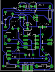 IR remote extender PCB