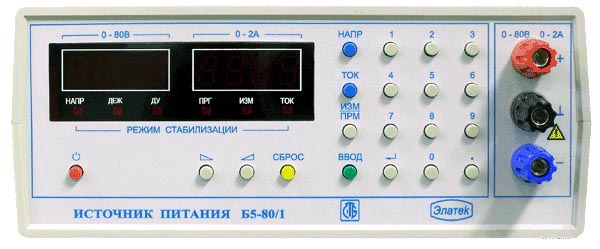 Источник питания Элатек Б5-80/1