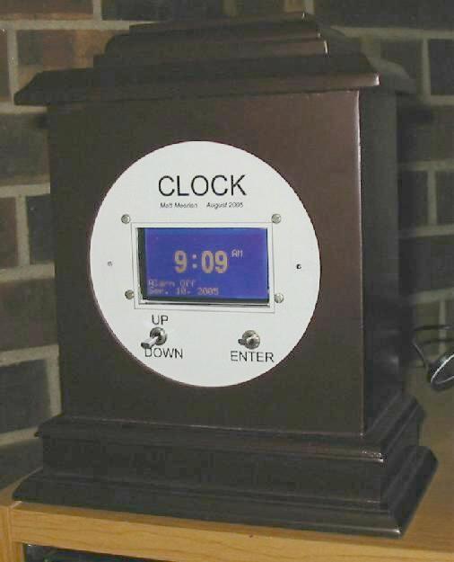 Graphical Alarm Clock (Atmel ATmega32)