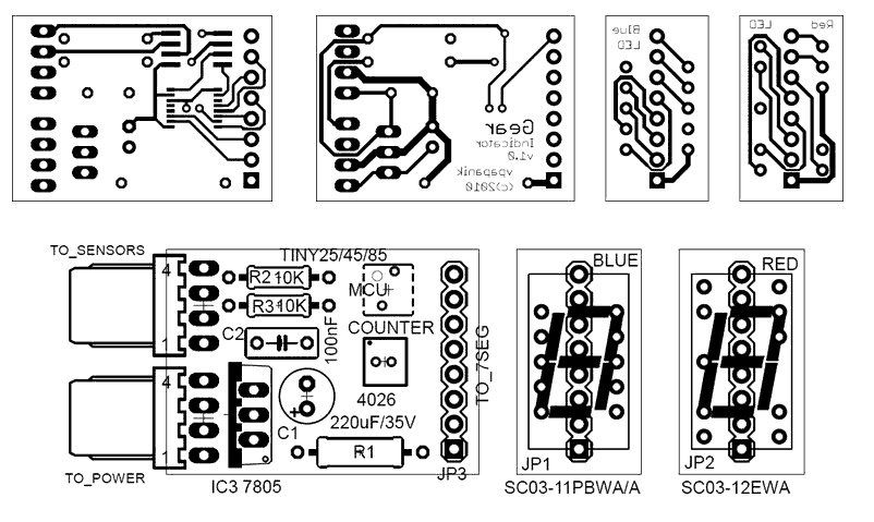 Motorcycle Universal Gear Indicator