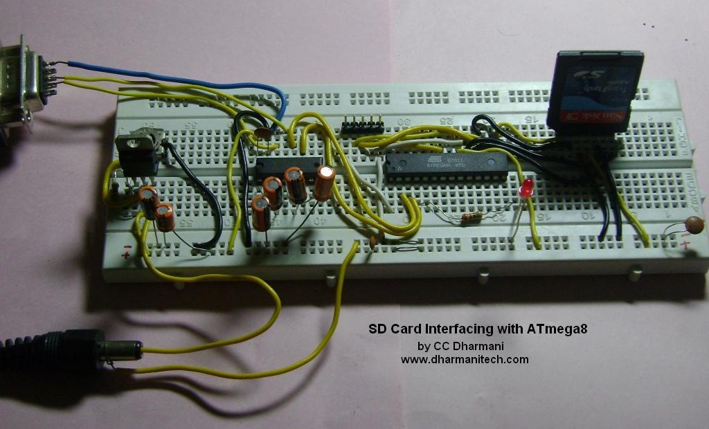 подключение SD карт памяти к микроконтроллеру AVR