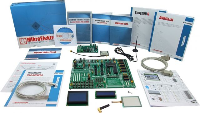 MikroElektronika: Easy
GSM Kit 1 – AVR, Easy GSM Kit 2 – AVR, Easy GSM Kit 3 – AVR