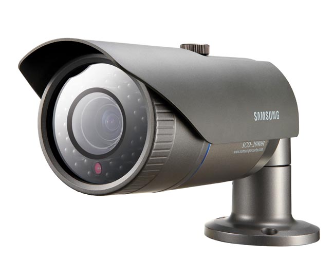 High Resolution Varifocal Lens IR LED Camera Samsung SCO-2080RP