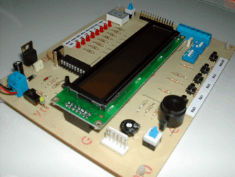 PlayPIC - учебная плата с микроконтроллером PIC16F84A