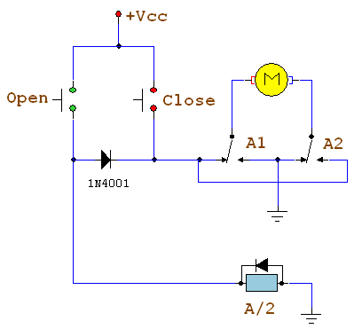 Curtain Control Circuit