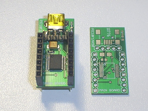 Периферийная плата с USB на PIC18F14K50