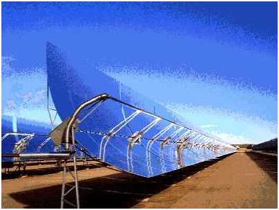 A single-axis tracking parabolic trough collector