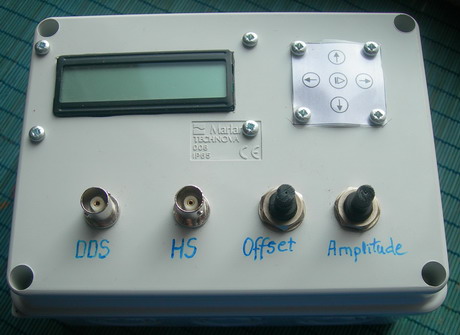 AVR DDS signal generator V2.0