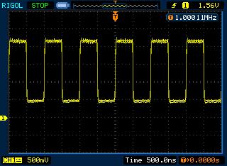 DDS генератор на Atmega16: high speed 1MHz signal