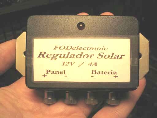 A simple solar panel regulator