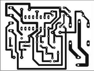 Digital Impulse Relay. PCB bottom