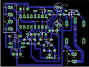 Digital Impulse Relay. PCB top