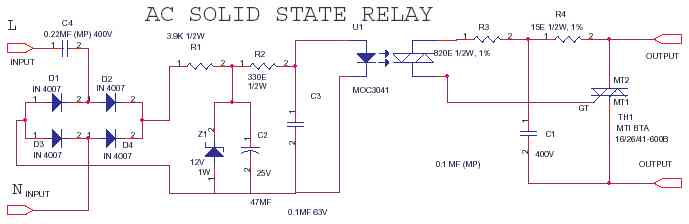 AC-AC-SSR Solid State Relay