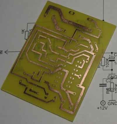 Digital Impulse Relay. PCB