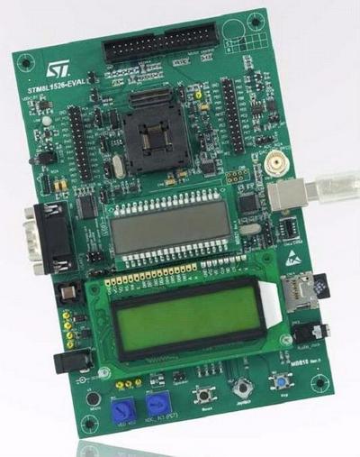 STMicroelectronics: оценочная плата STM8L1526-EVAL