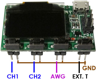 Миниатюрный осциллограф на микроконтроллере AVR XMEGA с OLED дисплеем