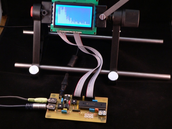 Real-Time Audio Spectrum Analyser on PIC18F4550