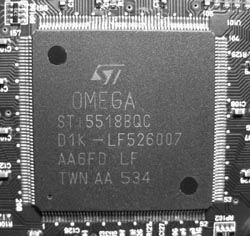 Специализированный процессор «OMEGA STi 5518» произвадства ST Microelectronics»