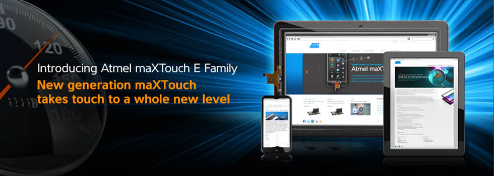 Atmel: maXToch E Series touchscreen controllers