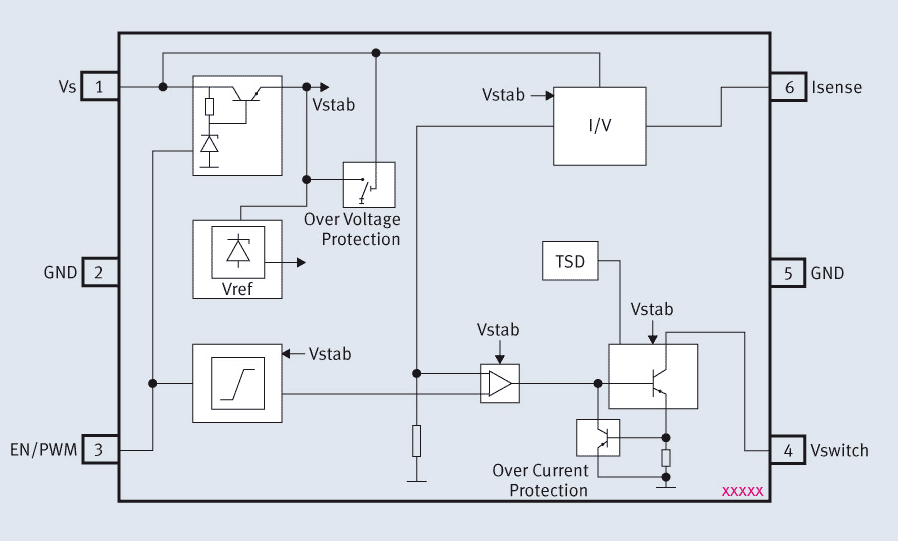 ILD4035 buck LED converter