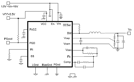 Типовая схема включения  iP1837 / iP1827