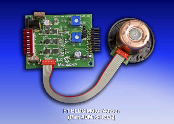 Microchip: DM164130-2 F1 BLDC add-on board
