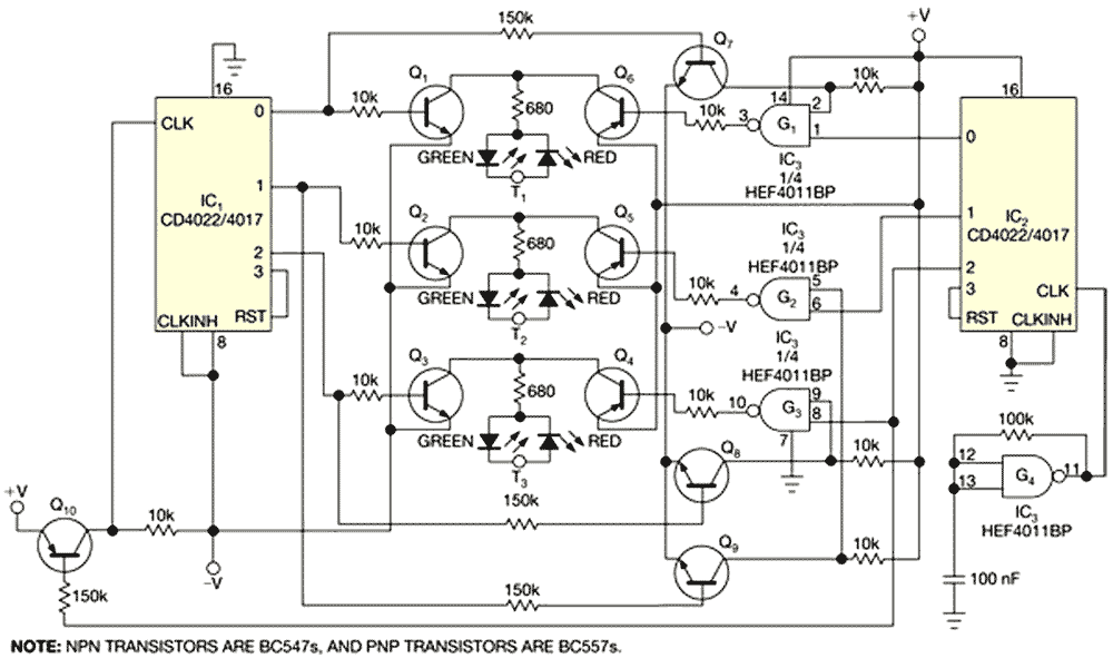 Transistor tester identifies terminals