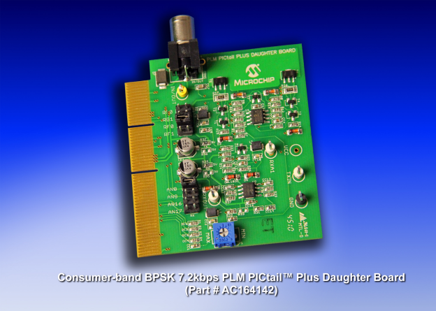 Microchip: Power-Line Modem PICtail Plus Daughter Board Development Kit