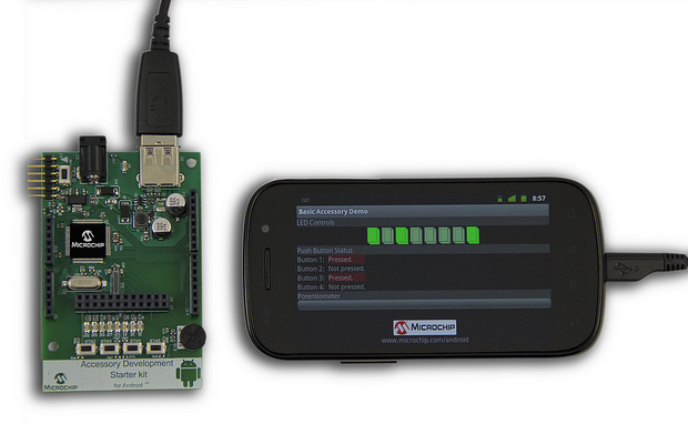 Microchip: Accessory Development Starter Kit For Android