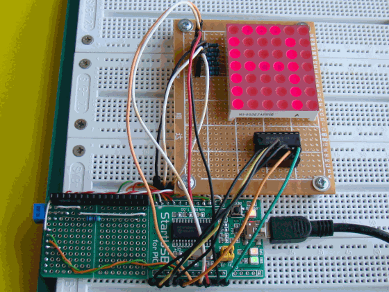 Basics of LED dot matrix display