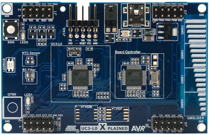 Atmel AT32UC3L0-XPLD Evaluation Kit