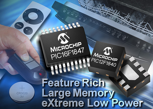 Microchip: PIC12F(LF)1840 и PIC16F(LF)1847