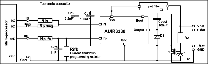 Типовое включение AUIR3330S